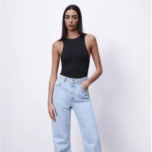 NWT Zara Black Bodysuit Size Small